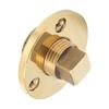 Marine Drain Plug Kit 25mm 1in Mounting Hole Bronze Mirror Polished for Fish Wells Ice Chests Yacht