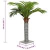 VidaXL Artificial Palm Tree 12 Leaves 150 Cm Green, Artificial Plant, Artificial Tree, Palm Tree, Fake Plant, Fake Tree 4103576