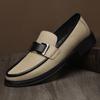 New Genuine Leather Mens Loafers Luxury Brand Casual Formal Shoes for Men Designer Slip On Office Dress Shoes Walking Mocassins