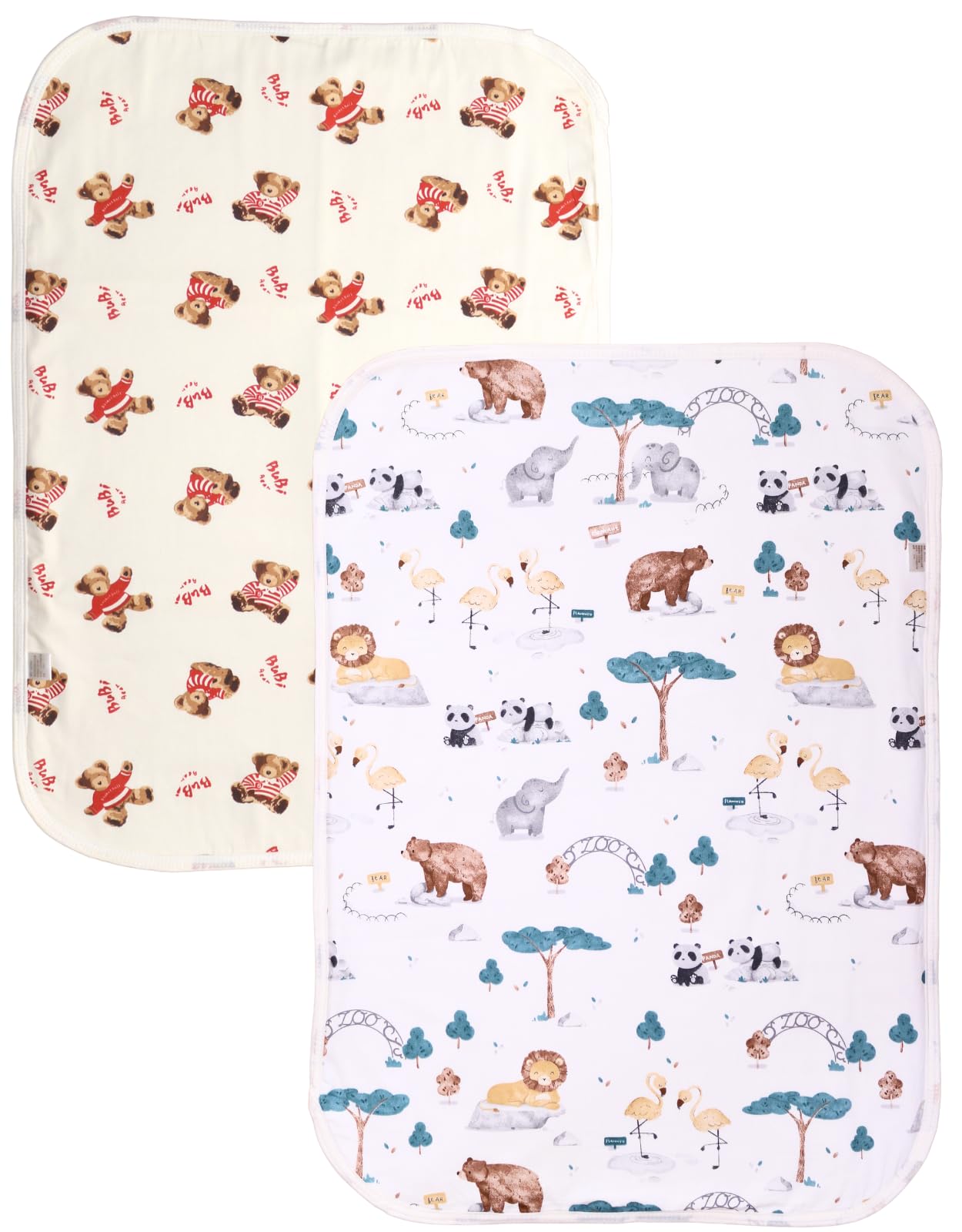 

La Kissa Diaper Changing Waterproof Baby Diaper Changing Portable Just the Right Choice of Designs Bear Mat, Sheet, Mat, Mat, Size, Pet-Friendly, (Red