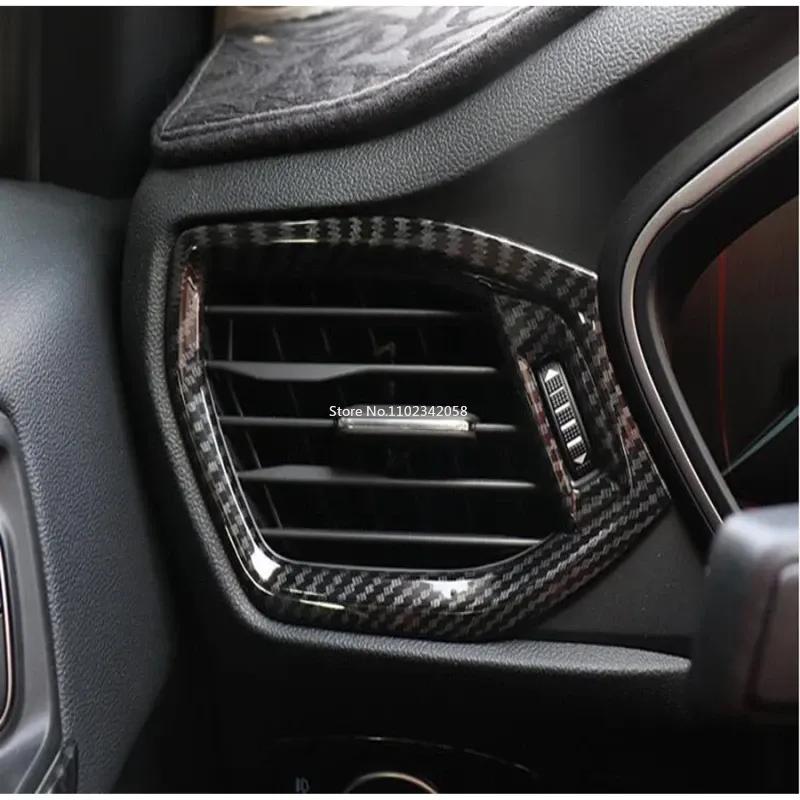 For Ford Focus   2024 Carbon Fiber Interior Accessories Door Armrest Window Lift Button Gear Panle Rear Air Cover Trim