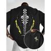 New Design Cyberpunk Mechanical Bone Pattern Printed T-shirt 2K Men Women Harajuku Gothic Round T-shirt Casual Loose Crew Neck Summer Tops