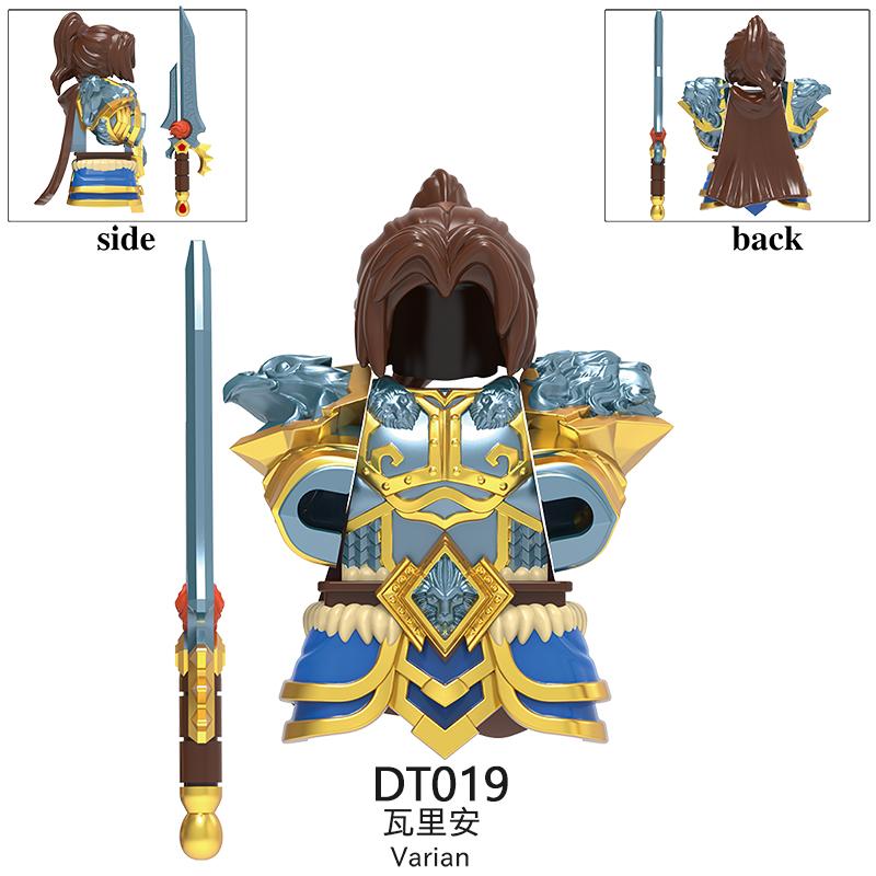 medieval Warcraft Strom Guard Featuring Arthas Accessories Scenes Building Blocks Figures Toy for Children Gifts DT8902 DT8904