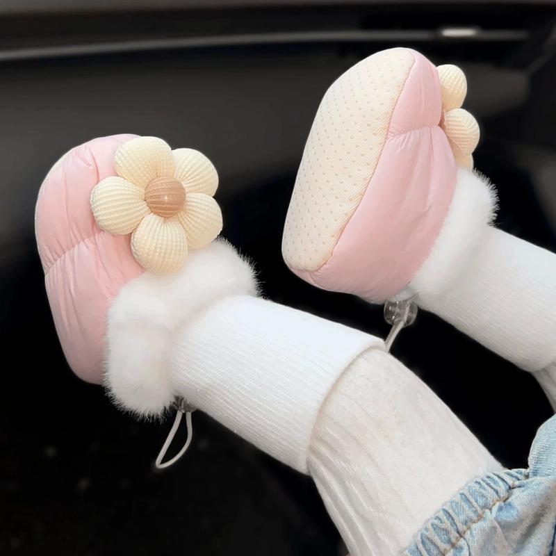 Soft Velvet Baby Shoes & Socks, Non-slip, 6-12 Months, Warm Winter Design for Girls