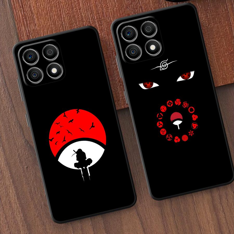 Cool Uchiha Logo Black Soft Phone Cover Case for Honor X7 X9a X5b 90 70 8X Magic5Lite 200 400 Lite X6 X8