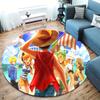 Luffy D Round Area Rug Carpet Rug For Living Room Bedroom Sofa Playroom Decor Nonslip Floor Mat