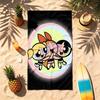 The Powerpuff Girls (28) Theme Beach Towel Sand Resistant Soft And Comfortable Suitable For The Pool Camping Yoga And Diving A Travel