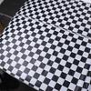 Plastic Checkered DisposableTablecloth Rectangular Table Decorative Cloth  Birthday Party