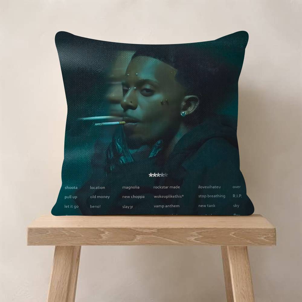Hip Hop Rapper Star Playboi Carti cm Cushion Cover Pillow Cover Decor Pillowcase Home Pillowcase For Couch Pillow