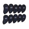 10pcs Golf Iron Covers Set with Numbers Waterproof Golf Head Cover Protective Headcover for Court Exercise Dark Blue