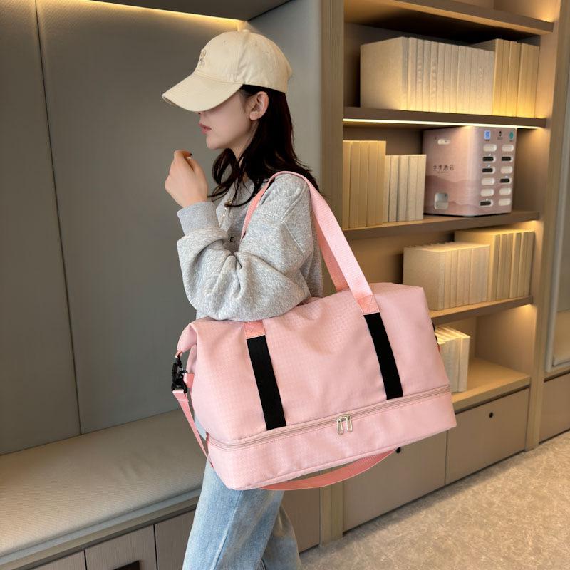 Dry and Wet Separation Yoga Mat Yoga Bag Short-distance Outing Large Capacity Shoe Storage Handbag Handbag Can Be Used To Cover Pull Rod