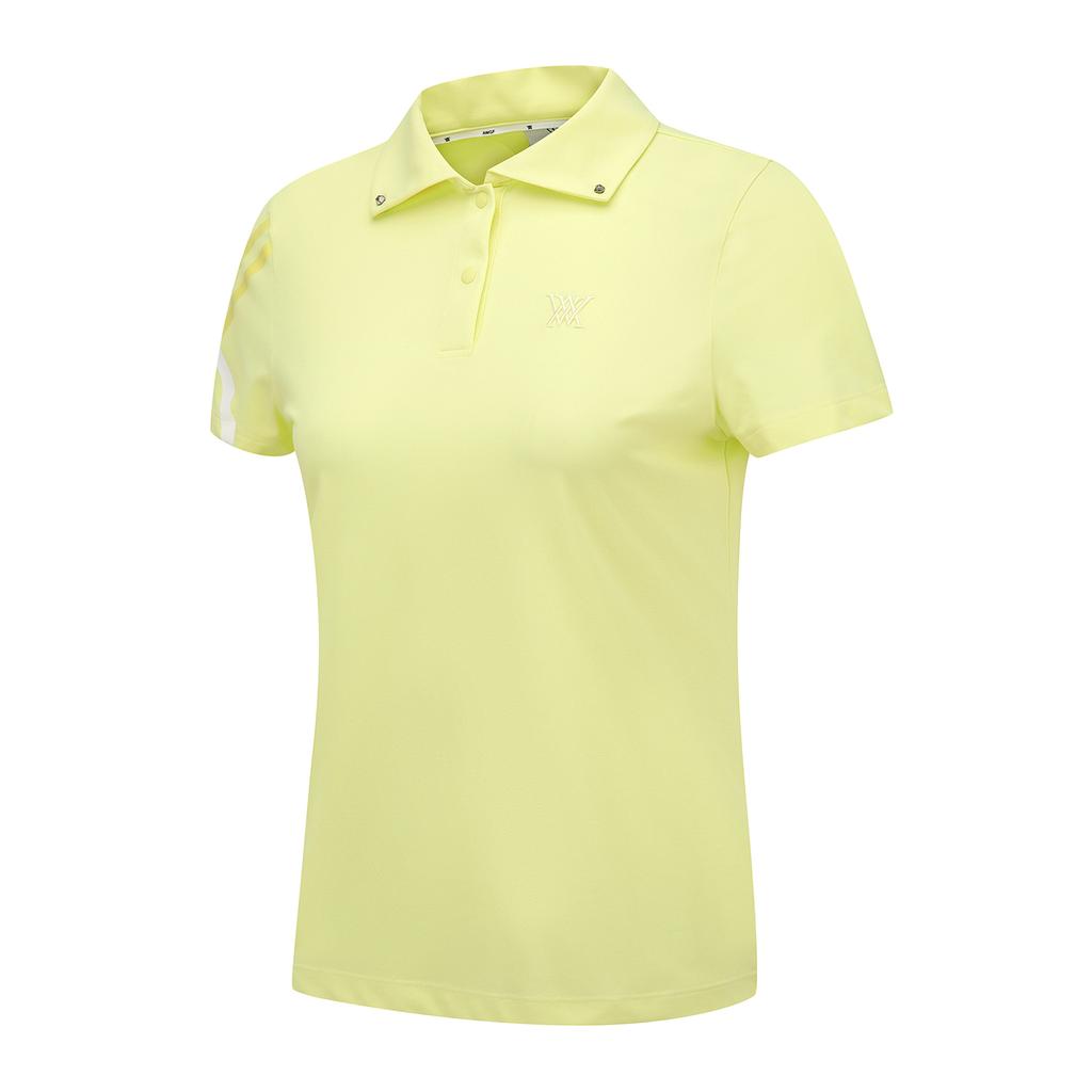 ANEW GOLF Women Ice Dots Short T-Shirt_Ye