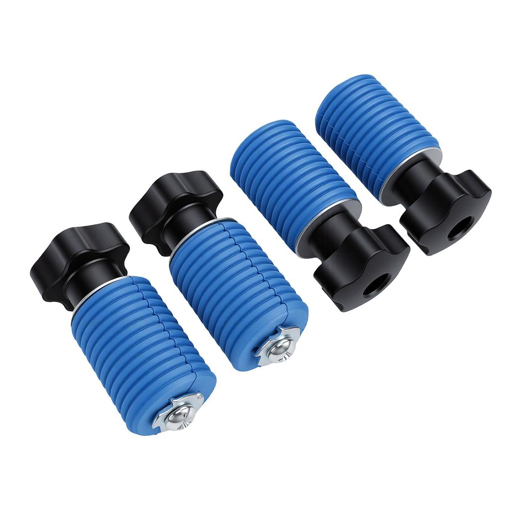 4PCS ATV Anchors Blue Color Lock and Ride Tie Down Anchors Replacement for Polaris RANGER GENERAL with 1 7 16in Hole