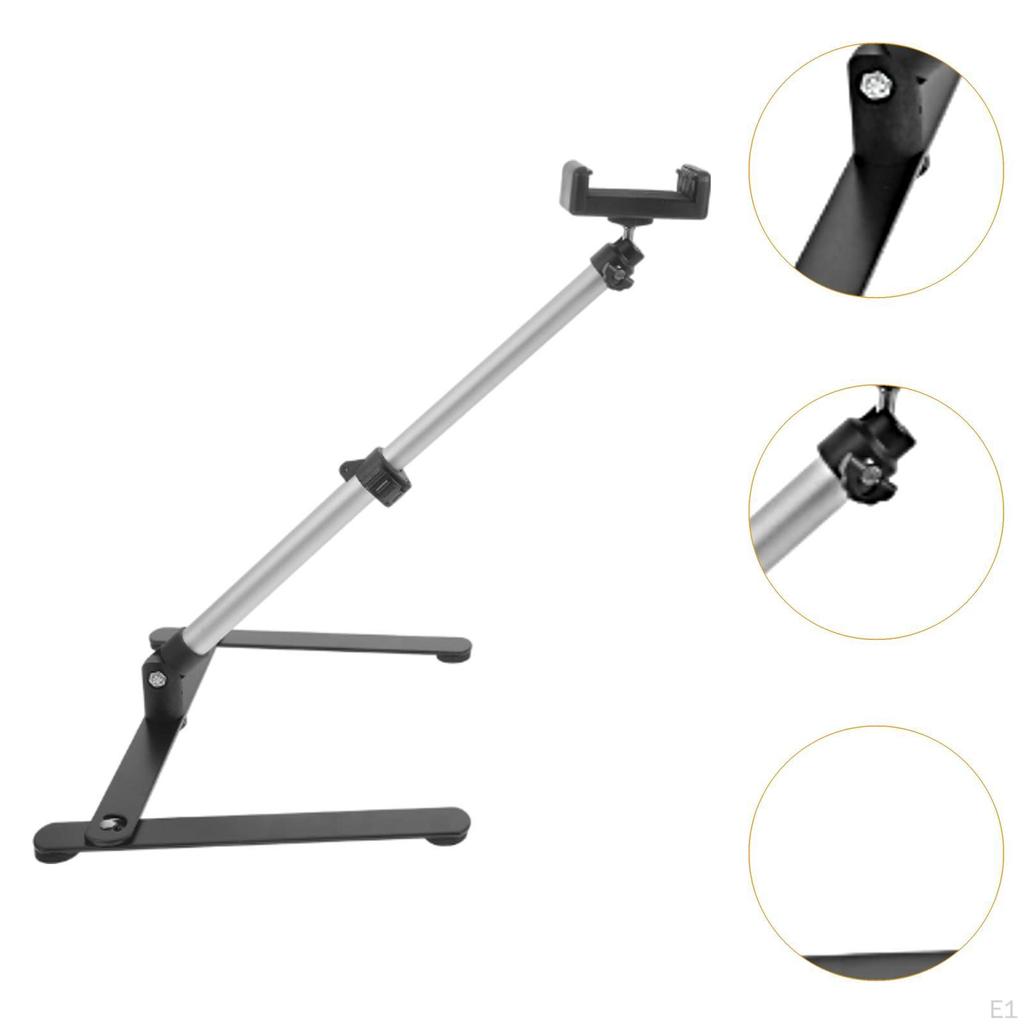 Desktop Phone Holder Adjustable Lightweight Space Saving Multiuse Rack Cellphone Stand