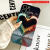 2DFlat Glowing Heart Fusion Phone Case All Inclusive Film Hard iPhone Case, Compatible with iPhone 18 Pro Max 17 16 15 14 13 12 11