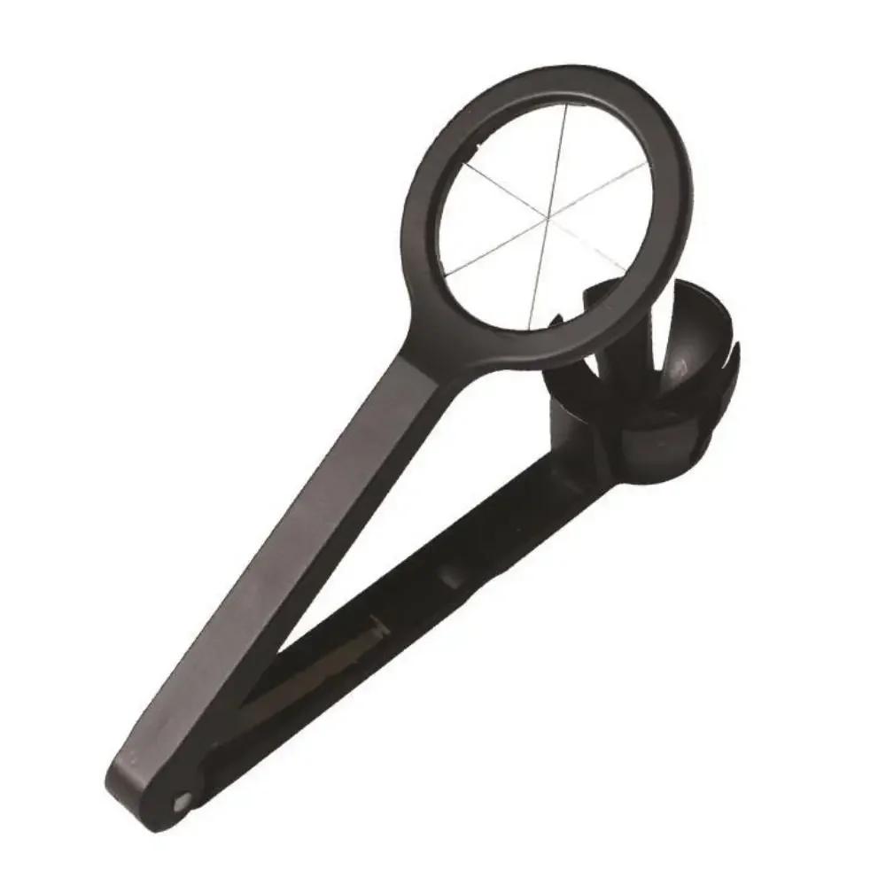 

Практичный ручной яйцерез из алюминиевого сплава, портативный, прочный, консервированный, разделитель яиц, нескользящий, разделитель секций, разделитель для еды в отеле чёрный