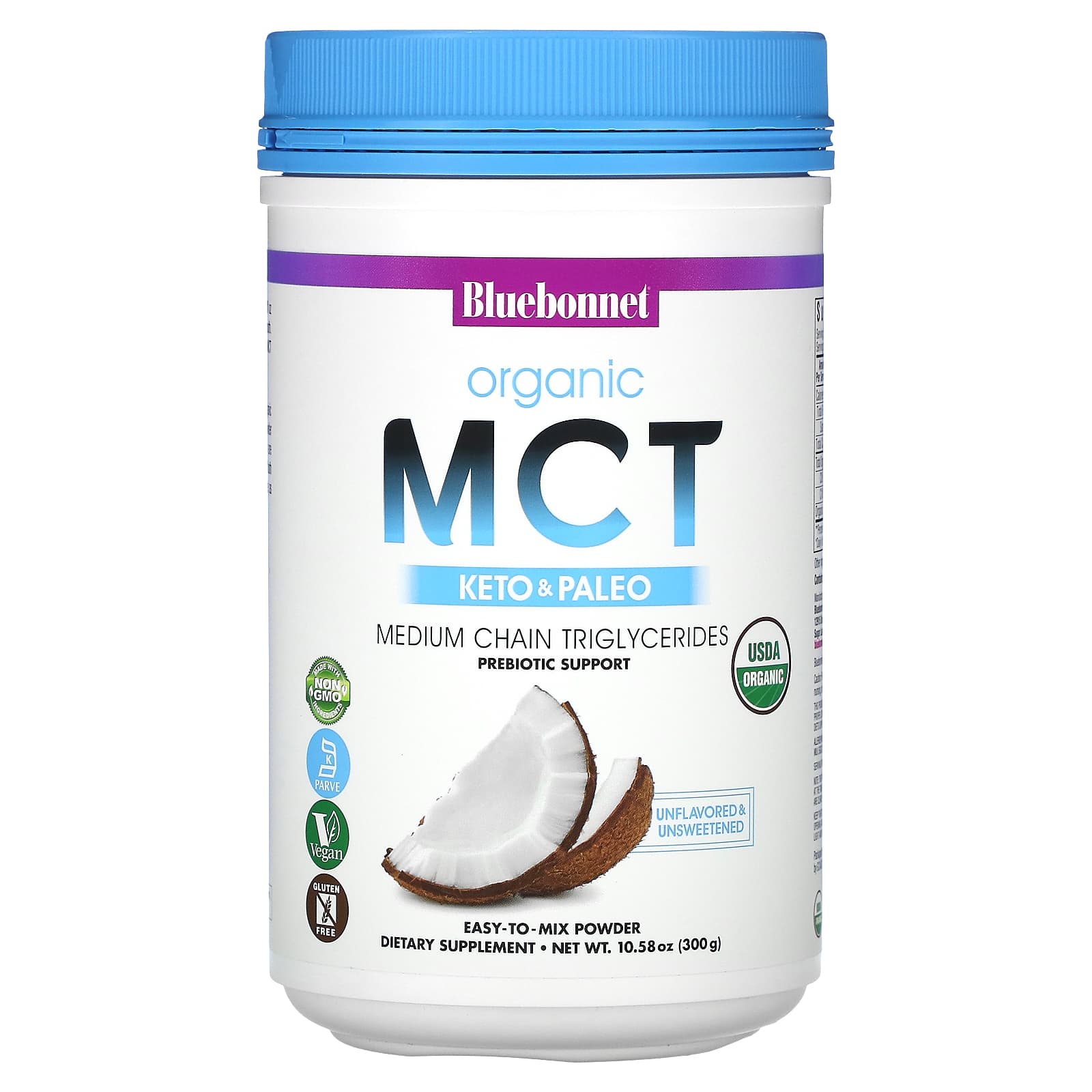 

Organic Mct Powder, Unflavored, 300G(10.58Oz)