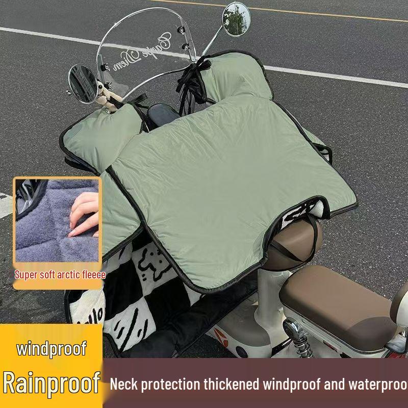 Rainstorm-Proof Thickened Winter Quilt for Electric Bicycles