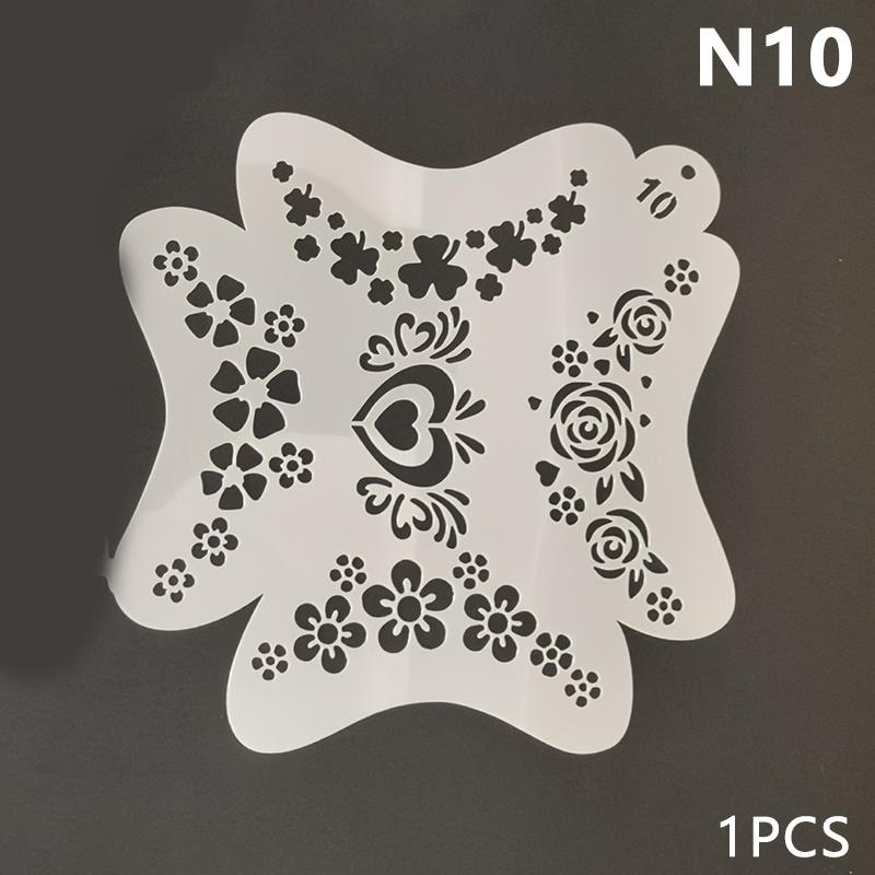 Gesichtsschablonen Körperbemalung Vorlage Sprühbemalung DIY Vorlage für Kindergeburtstagsfeier Wiederverwendbare Malschablonen