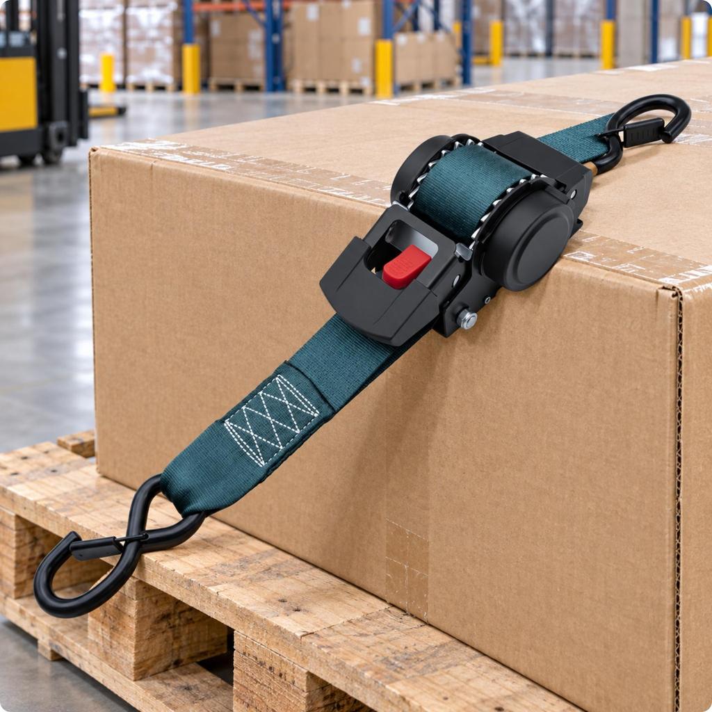 Retractable Cargo Strap 2-Inch Wide with