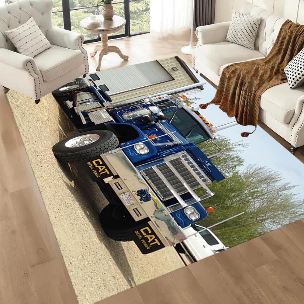 Kw Heavy Trucks Area Rug Perfect For Dormitory Foyer Dining Room Living Rooms Antislip Rug Office Home Decor