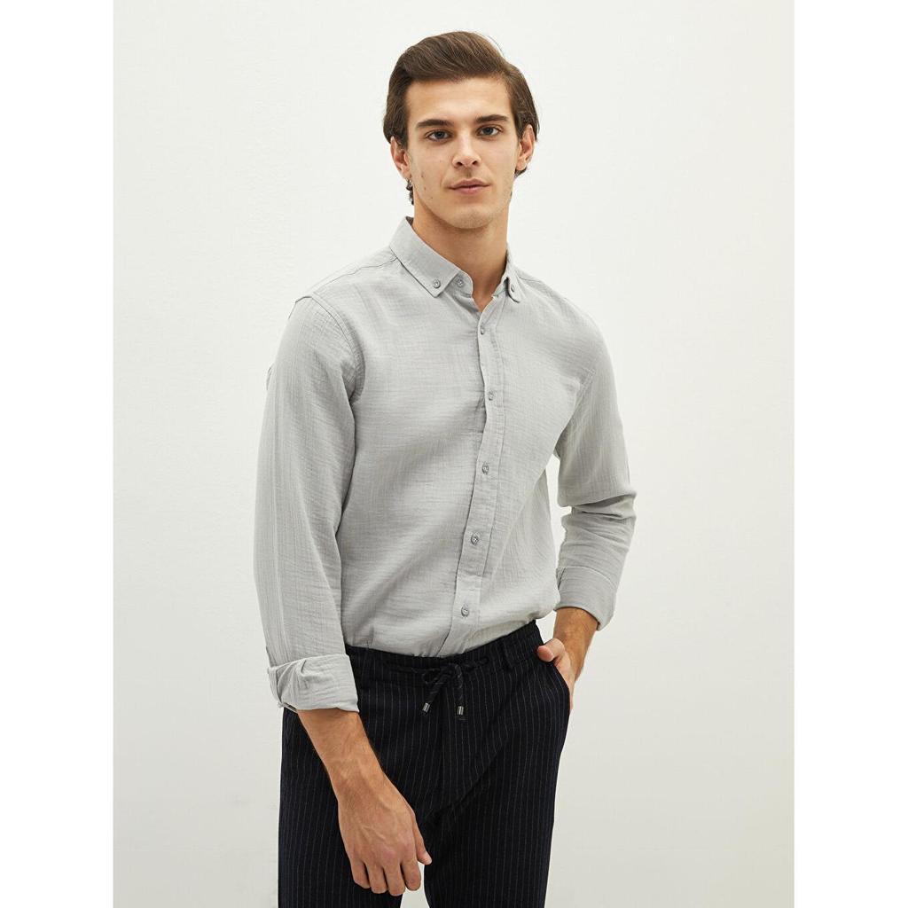 LCW VISION Slim Fit Uzun Kollu Erkek 