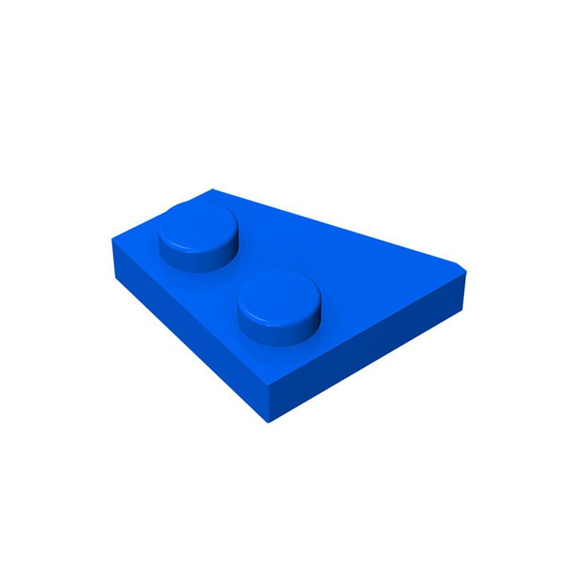 20PCS MOC compatibili assemblano particelle 24307 piastra one cuneo 2x2 blocchi di costruzione destra giocattoli di ricambio educa