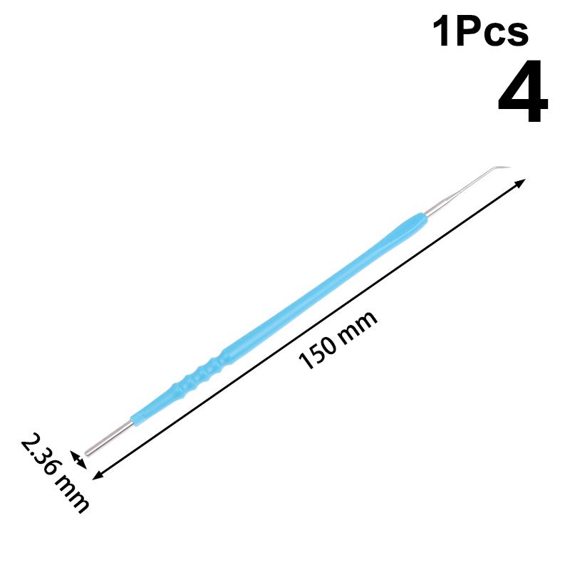 Disposable Electrosurgical Electrode Shaft Blade Needle Ball Tip Curved Needle Cautery Pen Accessories 1/6 Pcs Packing