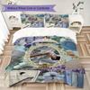 Bridgerton Pattern Bedding,Quilt Set Quilt Cover Pillowcase Home Birthday Gift(1 * duvet cover + 2 * pillowcase, without core)_lx