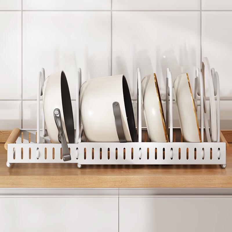 Retractable Kitchen Pot and Pan Organizer