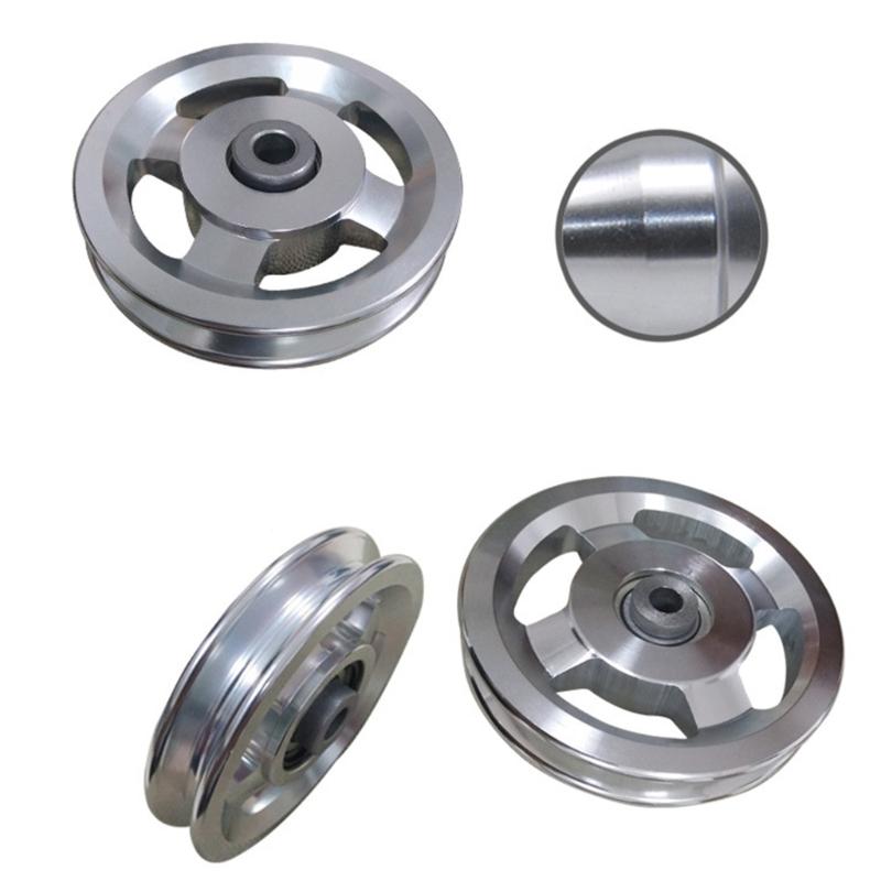 Aluminium Alloy Fitness Pulley Wheel Universals Bearing Pulley Wheel for Fitness Strength Training Equipment Enduring