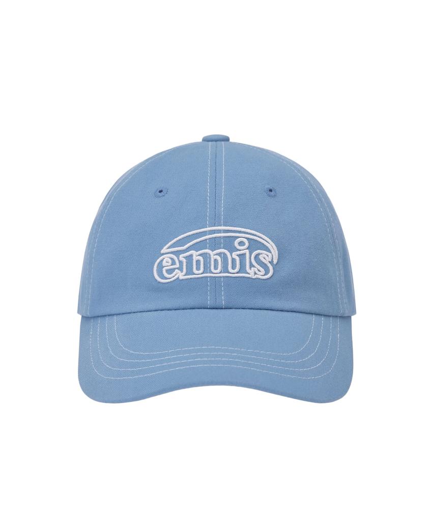 Imiseu White Stitch Ball Cap-Sky Blue