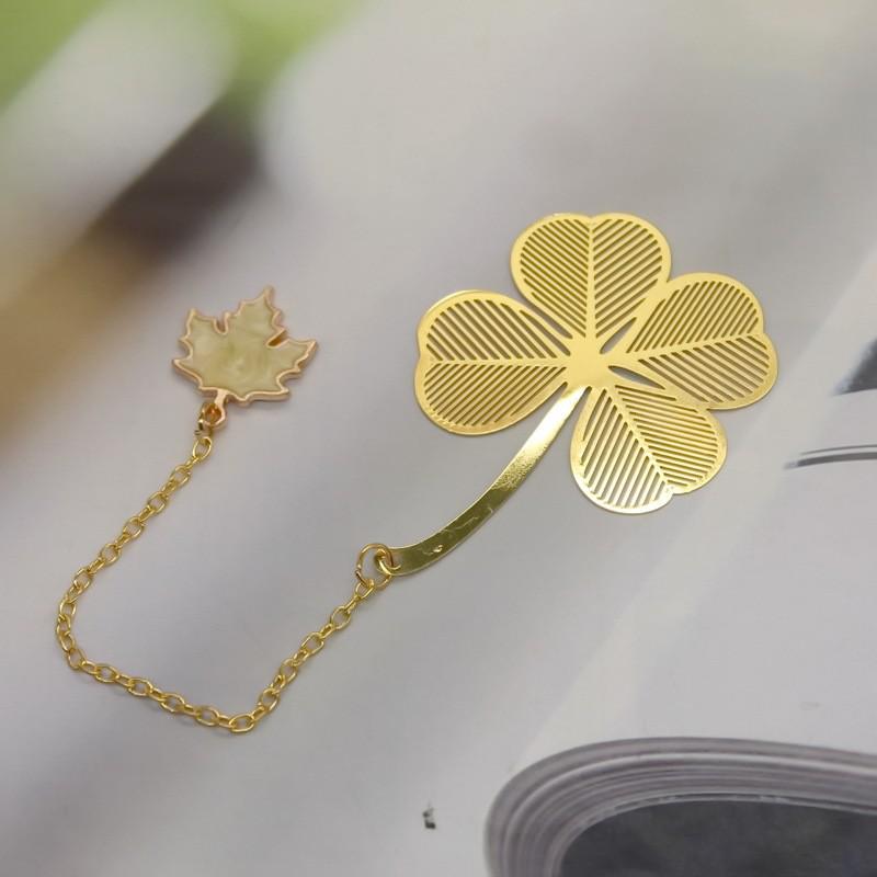 Brass Leaf Vein Metal Bookmarks - Student Stationery & Gifts (2026)