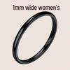 Women's Stainless Steel 2mm Minimalist Ring - Non-Fading Titanium Steel Fashion Accessory