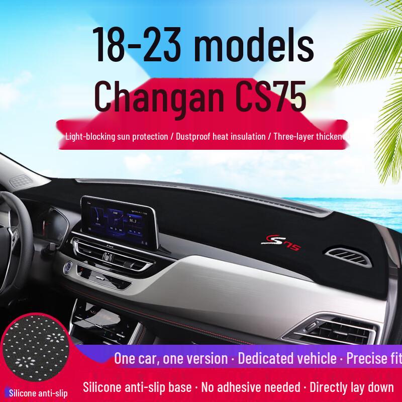 Changan 2023 CS75 Dashboard Sunshade Mat - Car Sun Protection and Heat Insulation Interior Decor.