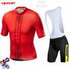 Short Sleeve Cycling Suit Strap Suit Men's Summer Road Cycling Cycling Clothing