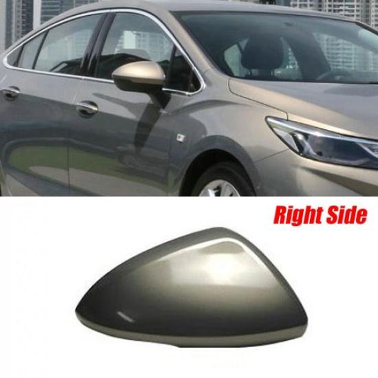 Gray Car Right Passenger Side Mirror Cover Cap Trim For Chevrolet Cruze 2017-19