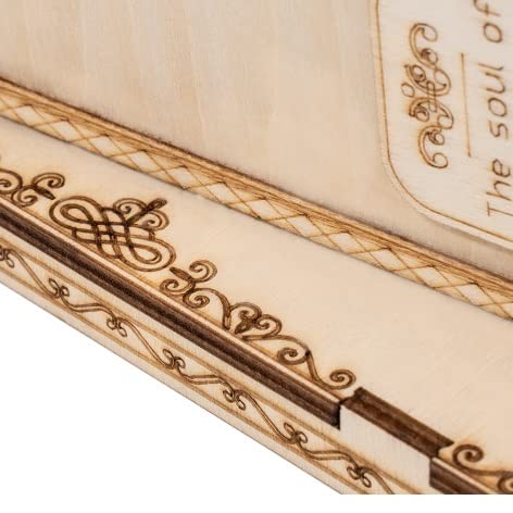 Tsukurundesu® 3D Wooden Puzzle Ornament Series (Violin) with Japanese Instructions
