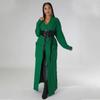 2025 New Women's Fashion Long Sleeve Pocket Cardigan – Autumn/Winter Pure Color Sweater