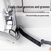 10-Piece Kitchen Cleaning Set: Spatula, Steel Wire Brush, Crevice Brush, Multifunctional Tool, Spring Cleaning Brush, and Pot Brush.