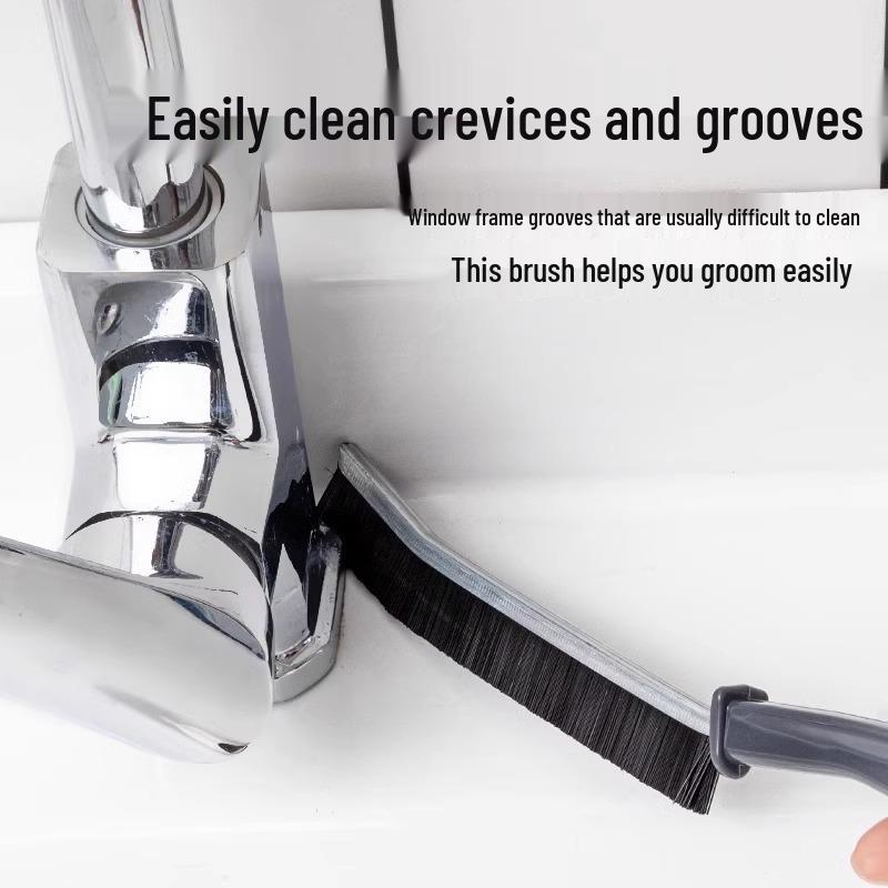 10-Piece Kitchen Cleaning Set: Spatula, Steel Wire Brush, Crevice Brush, Multifunctional Tool, Spring Cleaning Brush, and Pot Brush.