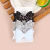 3PCS Colorful Hair Bows with Clips Cute 3'' Glitter Hair Bws Hairpin Barrettes Hair Clip Headwear Children Kids Hair Accessories