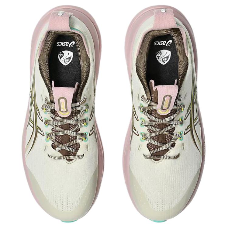 Asics GEL NIMBUS 28 Laufschuhe Damen Beige Rosa 1012B981-020