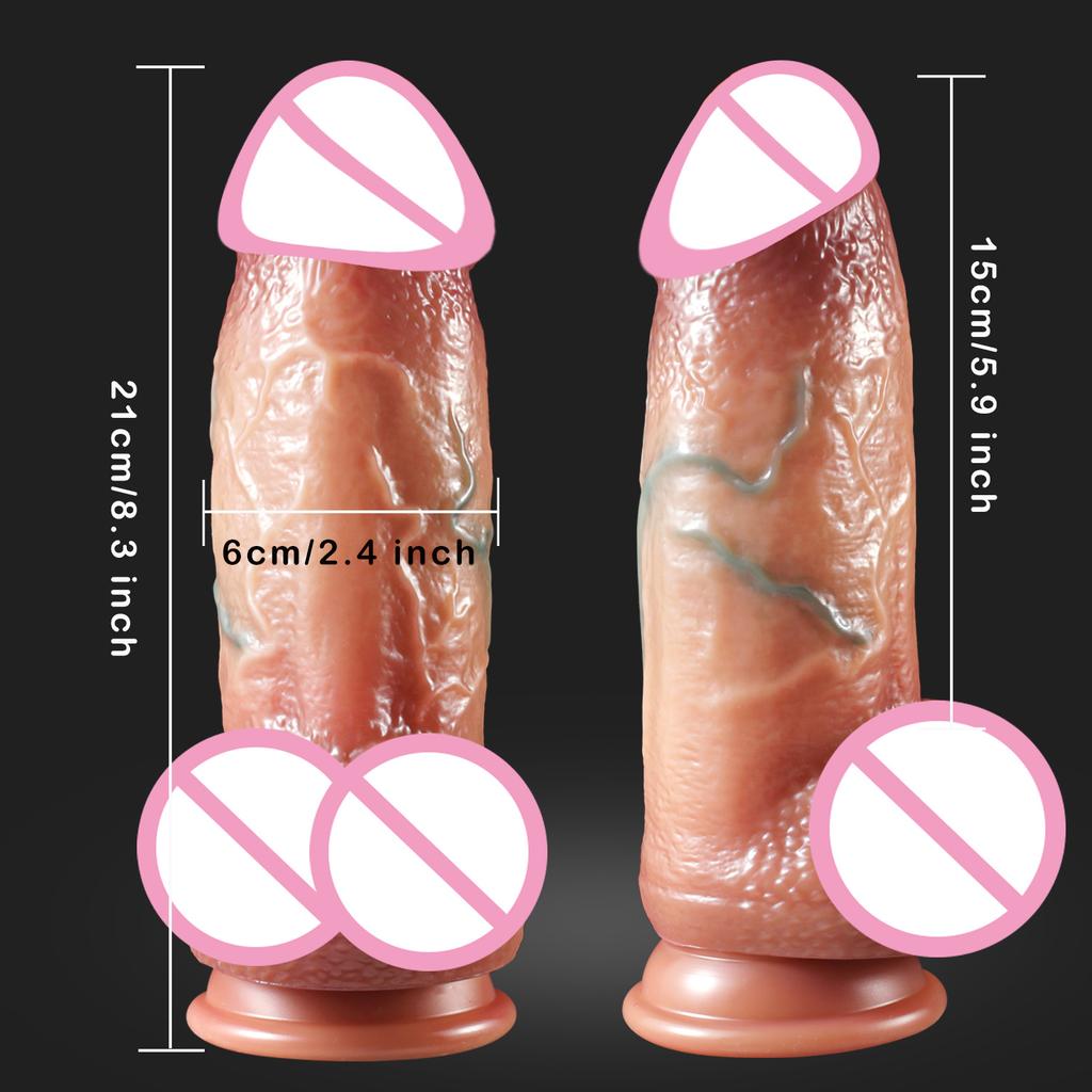 Wearable Realistic Strapon Dildo Skin Testicles Sliding Anal Vagina Sexy Adult Masturbation Big Penis For Women Sex Toys Dildos