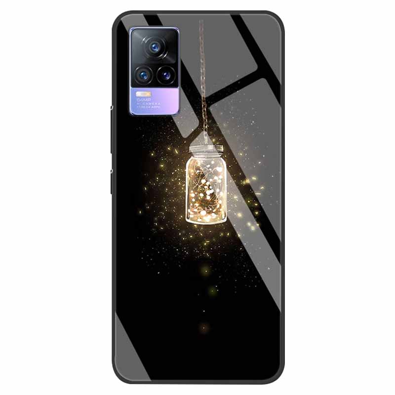 For VivoV21 5G Tempered Glass Case for Vivo V21 5G Soft Bumper Hard Funda For Vivo X60 Pro Global Phone Case X60 5G 2021 Cover