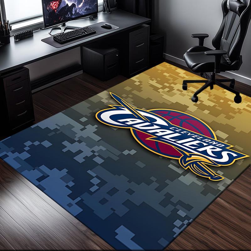 Cleveland Football Rug Office Carpet Non-Slip Mat, Chair Rug Floor Covering for Gaming, Bedroom, Living Room , Home Decor Christmas Gift