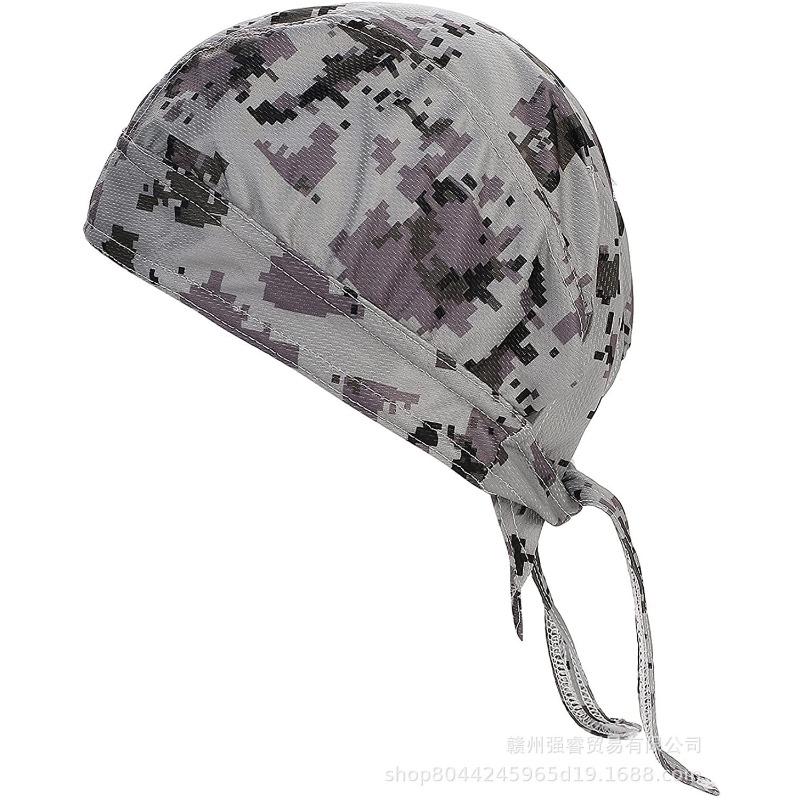 Men's Bandana Summer Cycling Bandana Bicycle Hat Head Wrap Anti Sweat UV Sport Headband Breathable for Men Women Sports Cap