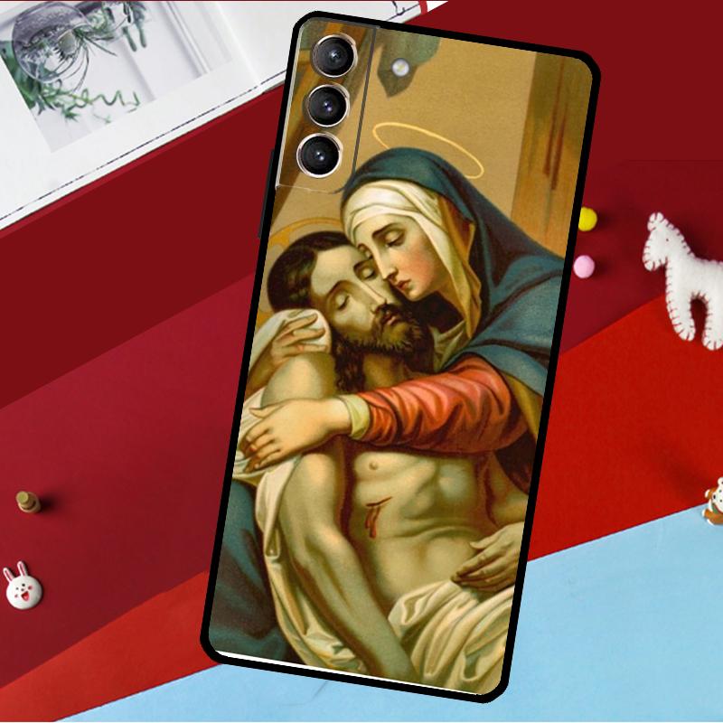 Virgin De Guadalupe Virgen Mary Funda For Samsung Galaxy S26 S25 S24 S21 S22 S20 Ultra S9 S10 Plus S23 FE S25 FE Phone Case