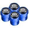 4pcs Car Wheel Tire Valve Caps Dust Accessories For KIA Sportage Rio Ceed Picanto K5 K9 Sorento auto Accessories styling sdvc80