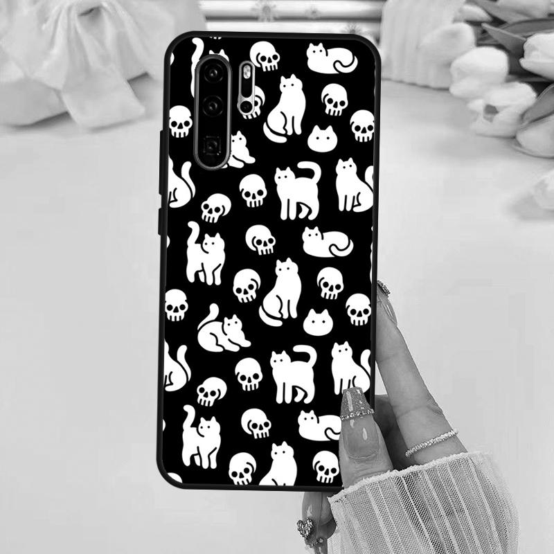 

Чехол Черная кошка-ведьма для Huawei Nova 9 10 SE 11 Pro 12i 11i 8i Y60 Y70 Y90 Y61 Y91 Y72 Y73 P20 P40 P30 Lite Huawei P30 Lite